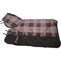 Genuine imported quality Turnout winter combo canvas horse rugs check with rust proof fittings 