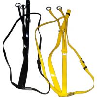 Genuine PVC horse Martingales Yellow and Black with rust proof steel fittings