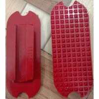 Genuine Imported quality colorful rubber horse stirrups pads Red