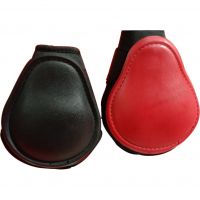 Genuine imported quality Rubber horse fetlock boots Black and red