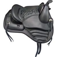 Genuine imported Synthetic show Treeless horse saddle with rust proof fitting 