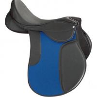 Genuine imported Synthetic show horse saddle Blue with rust proof fitting 