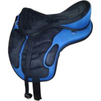 Genuine Imported synthetic freemax saddle Blue with rust proof fittings