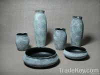 ceramic vase and bowl