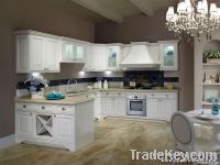 White Kitchen Cabinet with PP finish