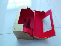 Plastic top paper box