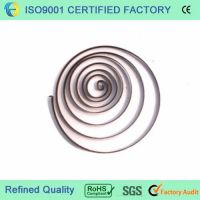 Flat clock metal torsion&stainless steel door retractable cable coil spiral spring with volute shape