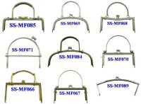 Fashion metal handbag handle with metal loops