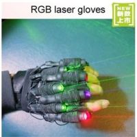 RGB laser gloves with 7pcs laser (3pcs Green +2PCS Red +2PCS Violet Blue)stage gloves for DJ Club/Pa