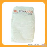 Bio baby diaper made from bamboo fibers