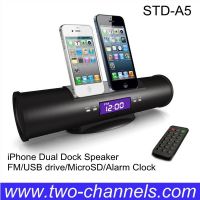 Dual Dock Bluetooth Wireless Mini Speaker for Iphone