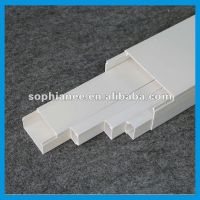 Factory of White Rigid Plastic PVC Cable Trunking