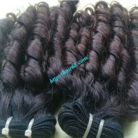 Loose Curly Weft Loose Wave Weft 100% Remy Human Hair