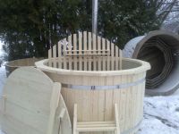 hot tubs from natural wood ,saunas