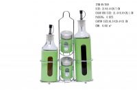 spice bottle, 4 pcs/set with shelf