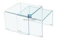 F-001 Clear Nesting Table