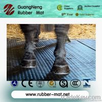 Easy clean rubber flooring for stable horse mat