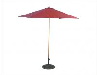 Single column umbrella straight rod