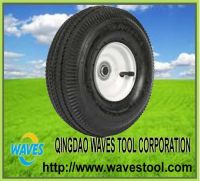 10 inches, 3.50-4, Pneumatic Rubber Tire Wheel, Replacement for hand trolley