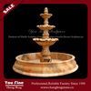Hand carved big outdoor natural stone fountain