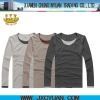 three colors blank 100 cotton t shirts long sleeve