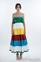 Bright summer long dress by BENGOLARREA