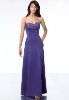 Free Shipping Full Length bridesmaid dresses purple bridesmaid dresses