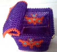 Bead work pen holder