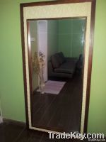 Solid Wood Framed Carving Mirror