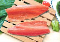 frozen chum/pink salmon portion/ fillet