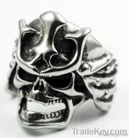 Stainless steel ring, fashion ring, skull ring
