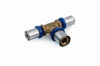 Press fittings Reduced Tee for Multilayer/complex Pipes