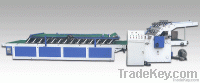 Semi-auto flute laminator carton machine