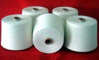 Ring spun cotton yarn and bamboo fiber yarn