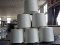 white pure quality polyester yarn