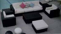 Simple rattan wicker office home hotel sofa set furniture