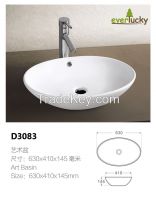 Wash basin Ceramic washroom basins D3083