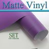 Air free Matte Purple color changing vinyl film dropship size 1.52*30m/0.15mm