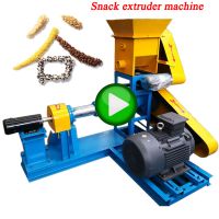 Small Puff Grain Corn Soybean Flour Extruder Snack Food Making Machinery