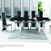 Hot sale extendable tempered glass dining table Z-608