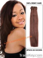 100% human hair weft Yaki  straight