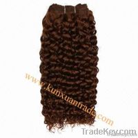 100% human hair weft jerry curl