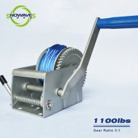Winch Hand Winch 1100lb Webbing Length 6m With Fixed Handle