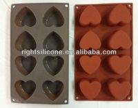 Heart shape silicone cake pan  