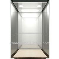Etching hairline stainless steel passenger elevator without machineroom