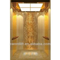 Marble honeycomb aluminum engraved copper passenger lift