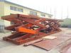 Stationary hydraulic scissor lift tables