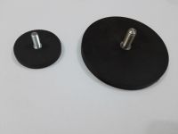 Rubber Coating Magnets In Protective Steel Holding Pot