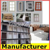 wholesale high gloss PVC Wooden kitchen cabinet door