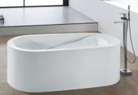 100% acrylic bathtubs (reinforced by fiberglass and resin)